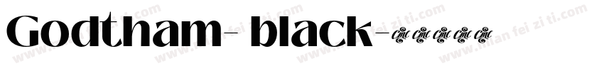 Godtham- black字体转换